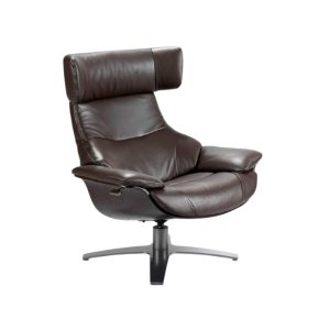 Fauteuil Relax en Cuir Naturel de Vachette pour se Détendre