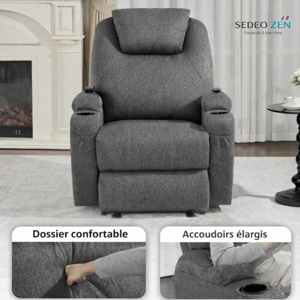 Fauteuil Relax Électrique Chauffant Massant SEDEOZEN — free download