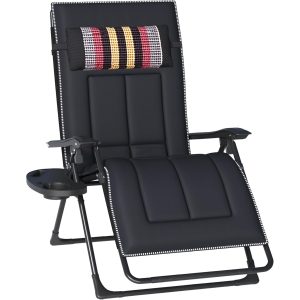 Fauteuil Relax Jardin Design Noir
